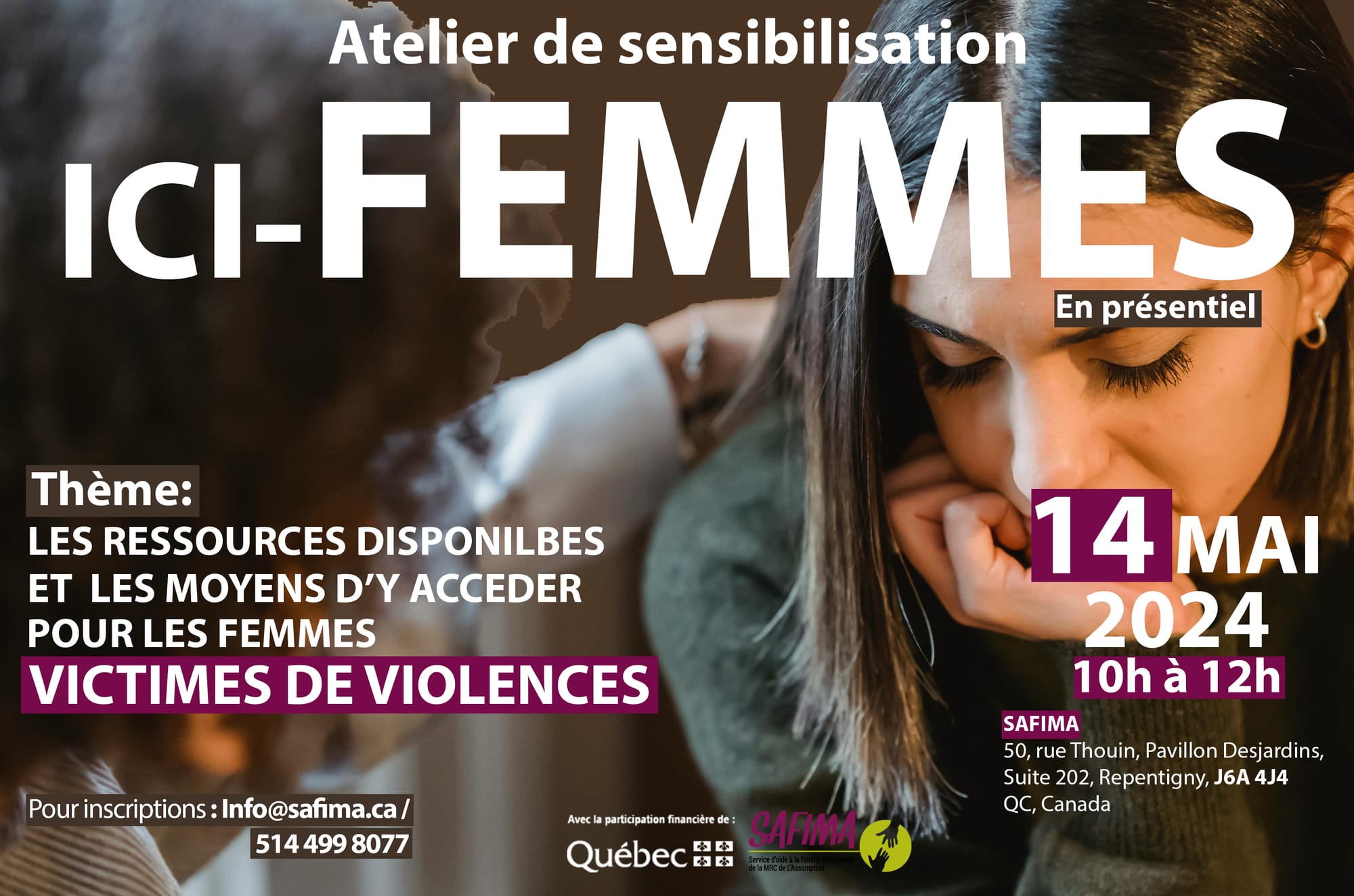 ATELIER DE FORMATION POUR LES FEMMES DU 14 MAI 2024