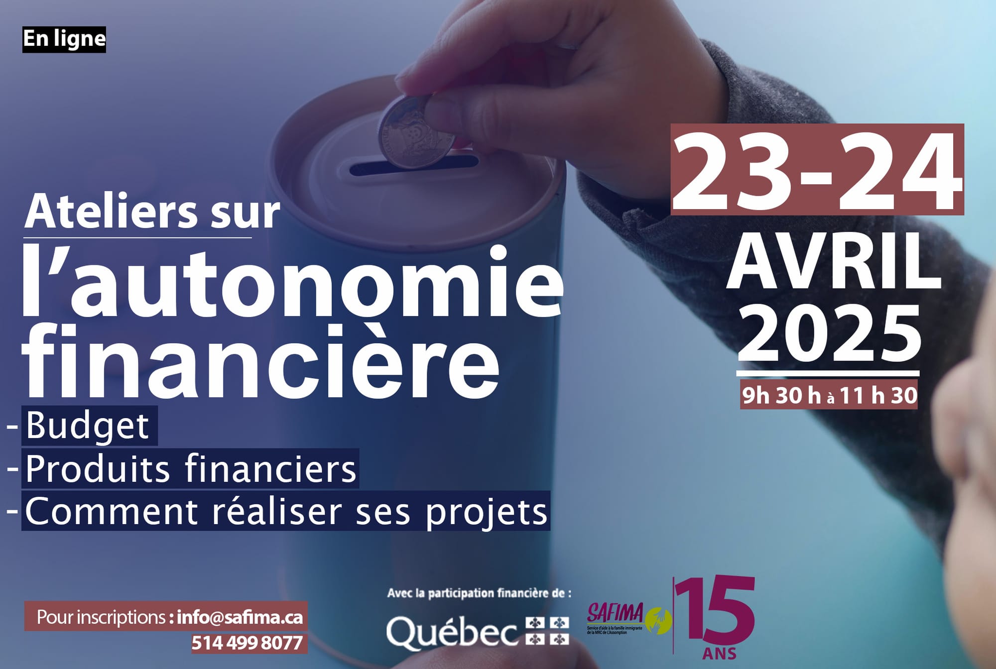 ATELIER SUR L'AUTONOMIE FINANCIÈRE