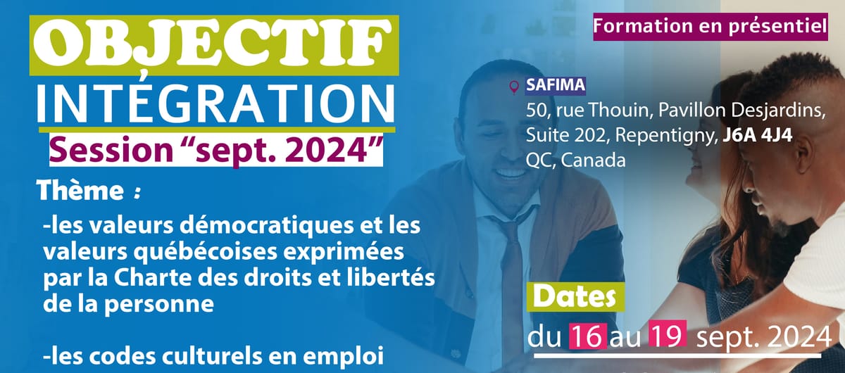 OBJECTIF INTÉGRATION SESSION SEPTEMBRE 2024 (présentiel)