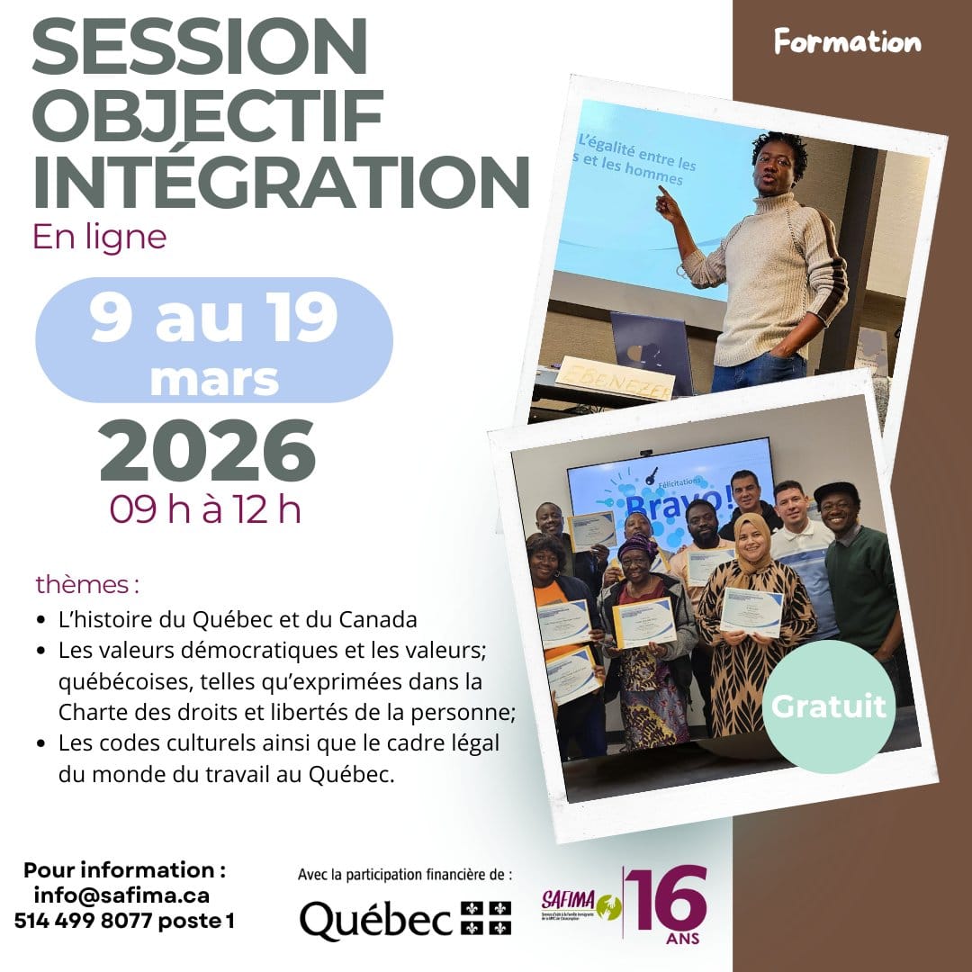 DEBUT SESSION OBJECTIF INTÉGRATION DE MARS 2026