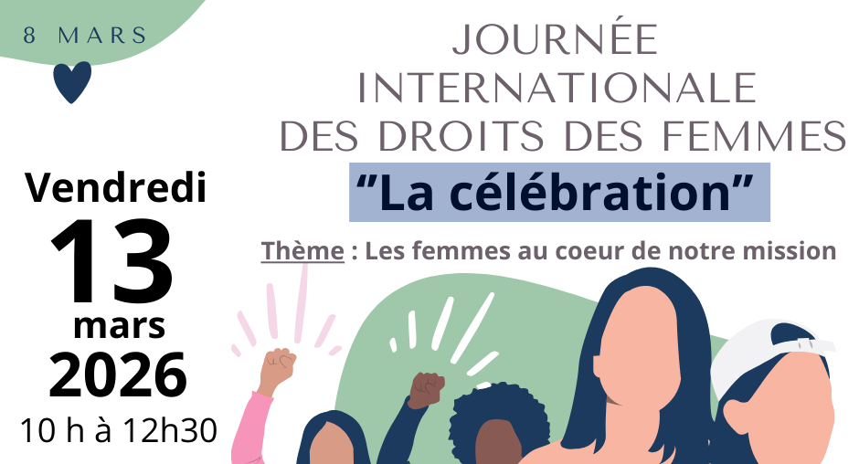 CÉLÉBTATION DEL A JOURNÉE INTERNATIONALE DES DROITS DES FEMMES 2026