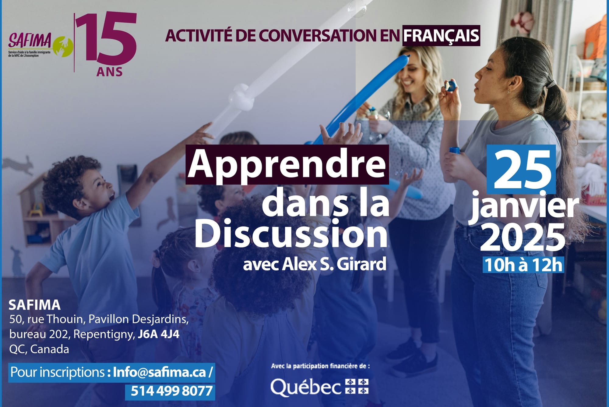ACTIVITÉ DE CONVERSATION EN FRANÇAIS