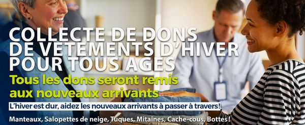 COLLECTE DE DONS DE VETEMENTS D'HIVER POUR TOUS AGES