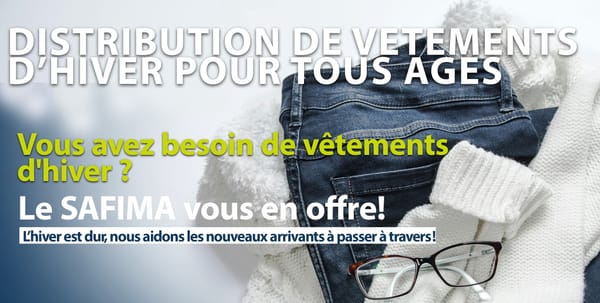 DISTRIBUTION DE VÊTEMENTS D'HIVER 2024