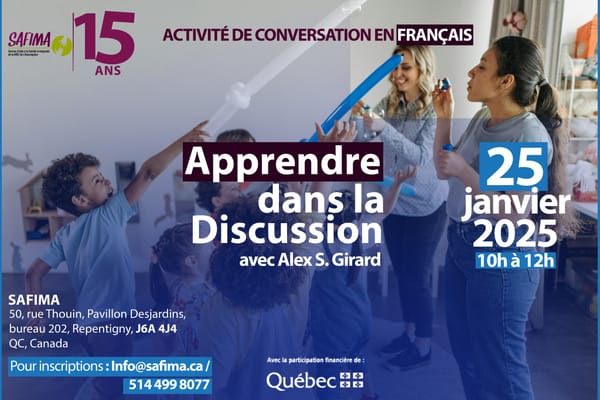 ACTIVITÉ DE CONVERSATION EN FRANÇAIS