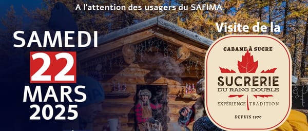 SORTIE À LA CABANE À SUCRE