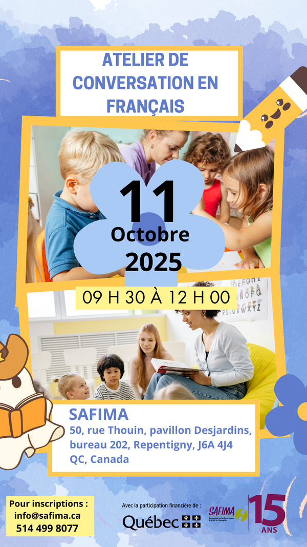 ATELIER DE CONVERSATION EN FRANÇAIS