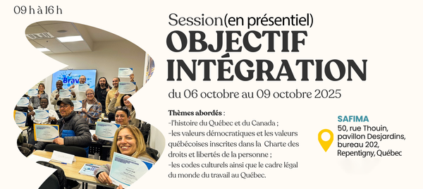 DEBUT DE LA SESSION OBJECTIF INGRÉGRATION (OCTOBRE 2025)