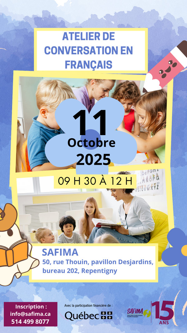 ATELIER DE CONVERSATION EN FRANÇAIS