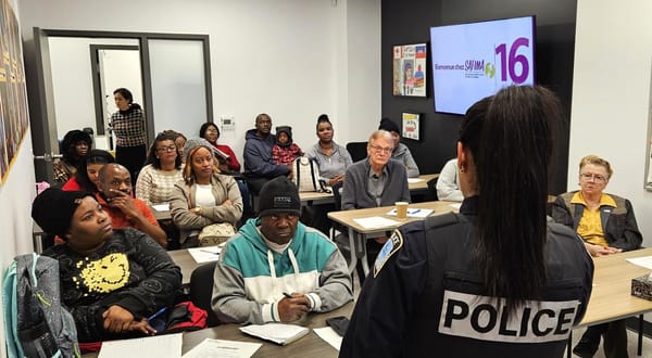 ATELIER D'INFORMATION AVEC LA POLICE DE REPENTIGNY