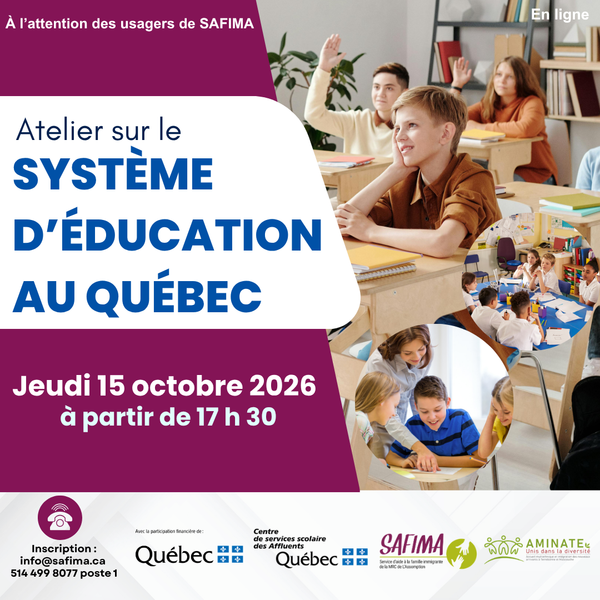ATELIER SUR LE SYSTÈME D'ÉDUCATION AU QUEBEC